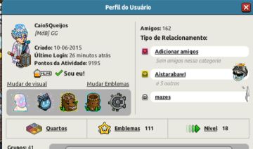Conta Habbo - 2015 (Masculina)