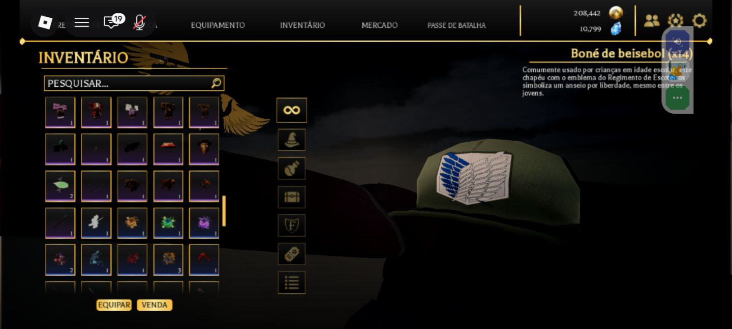 Cosmetic attack on Titan revolution