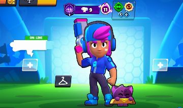 CONTA BRAW STARS COM SHELLY ESTELAR E DUAS SKIN DE HYPERGARGA