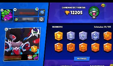 CONTA DE BRAWL STARS | 12K | 54 BRAWLERS | 2 LENDÁRIOS | 3 HÍPER | 2023