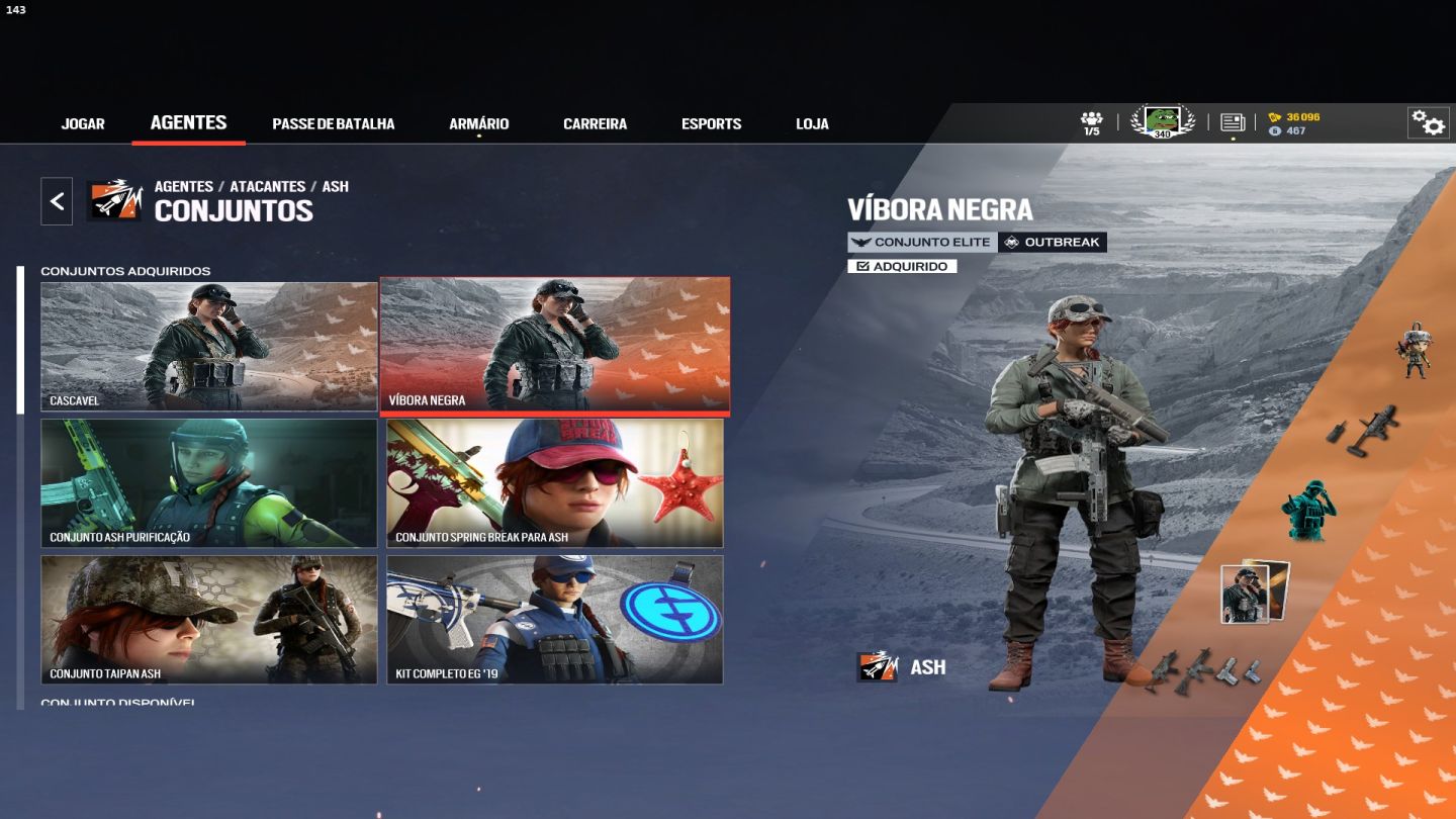 Conta Full Geleira e com Carbono de R6
