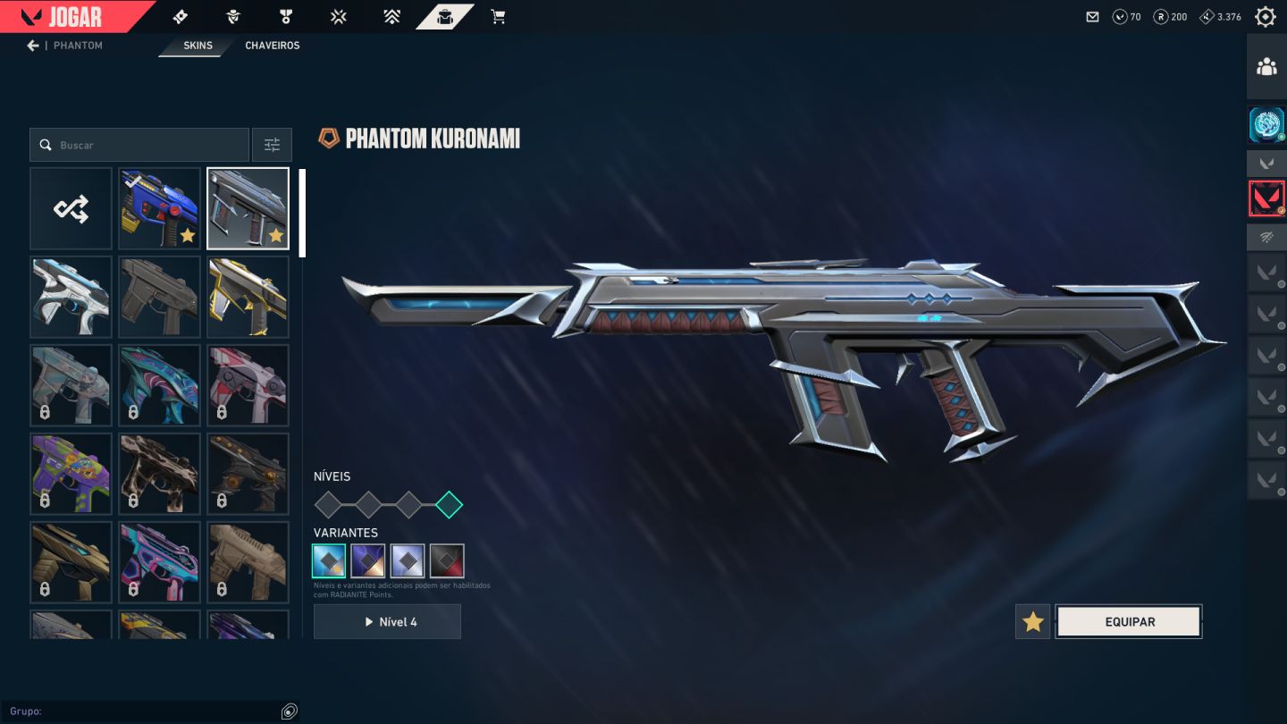 CONTA VALORANT FULL ACESSO | VANDAL GAIA + SHERIFF ONETAP + PHANTOM RADIANT