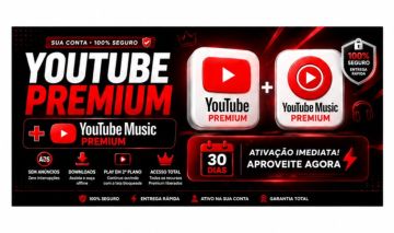 [MAIS BARATO] YouTube Premium + Music na Sua Conta por 30 Dias
