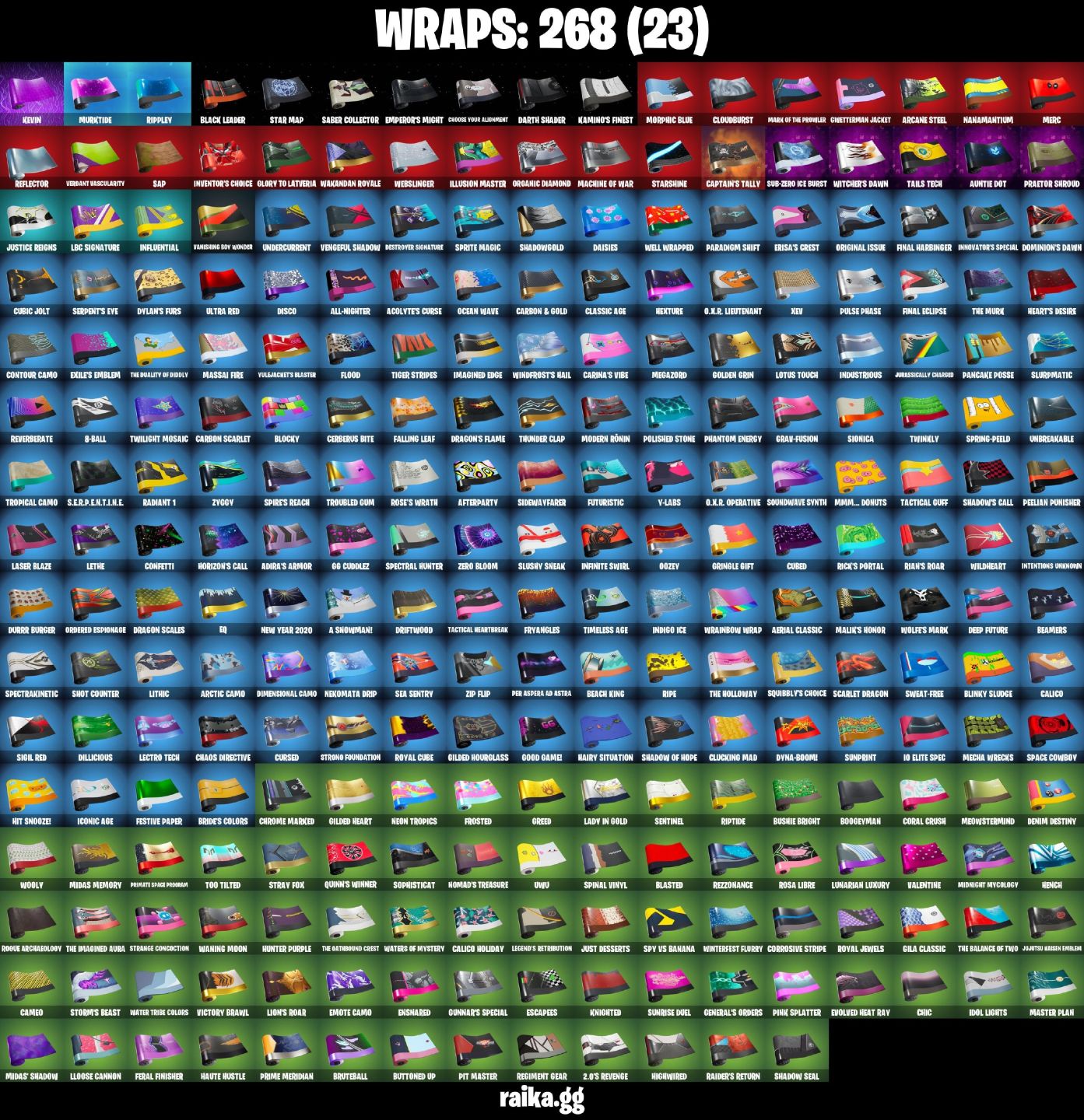 280 skins | OG STW | Gold Midas Gold Meowscles | Gold Brutus