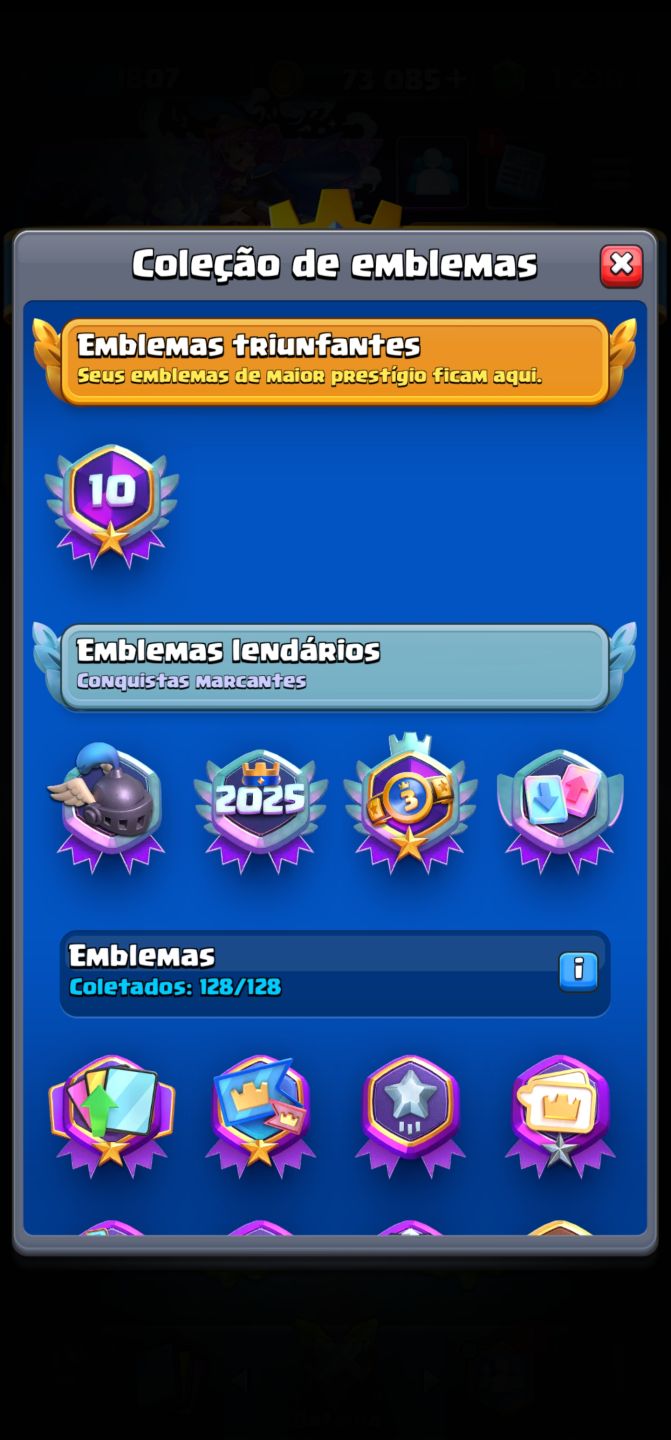 CONTA CLASH ROYALE 10 ANOS + EMOTE RARO FANTASMA REAL|14.000 TROFÉUS|REI 16 MAX