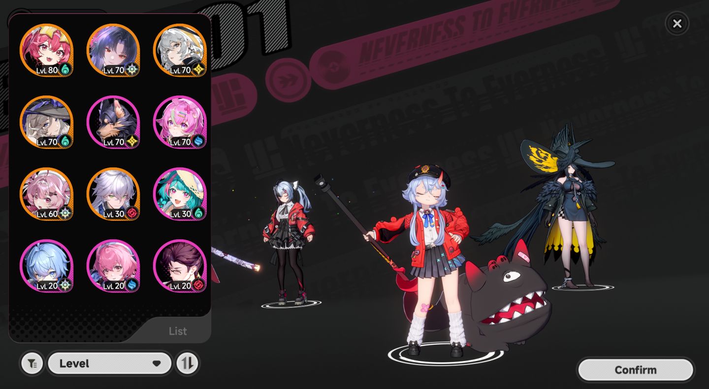 Nte: Neverness To Everness | Conta end game Level 56