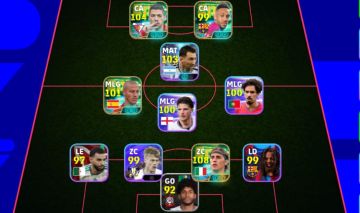 CONTA DE EFOOTBALL COM CANNAVARO 108 E SUAREZ 104 BLITZ CURLER!