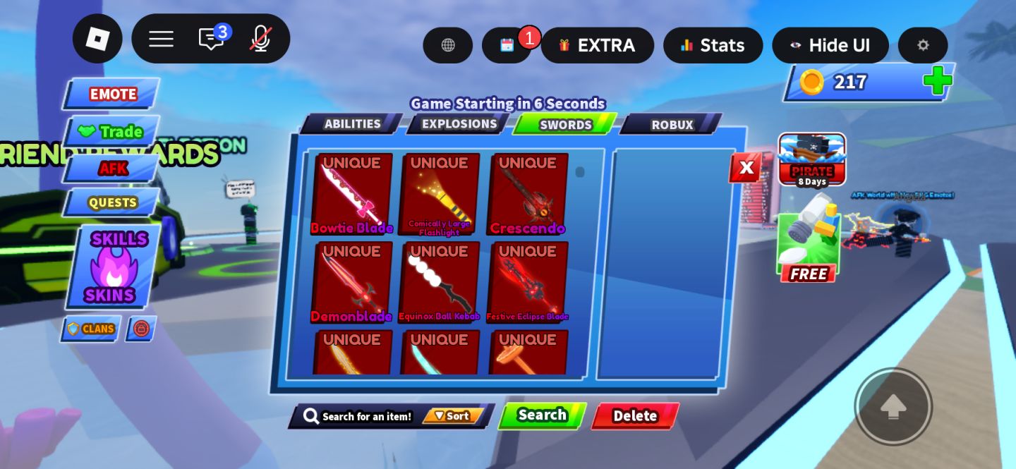 ESPADAS BLADE BALL LIMITADAS 2023/2024 | UNIQUE | ITENS DE EVENTOS ANTIGOS