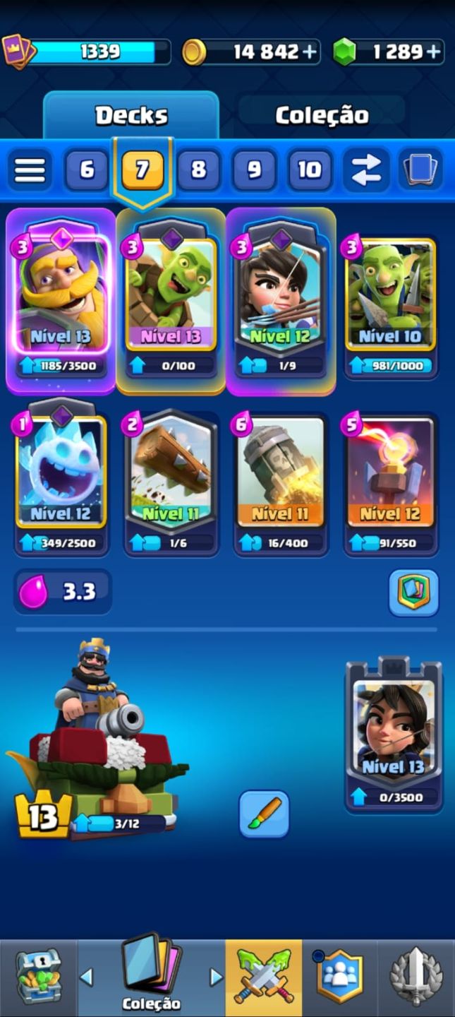 CONTA DE CLASH ROYALE 7K DE TROFÉUS