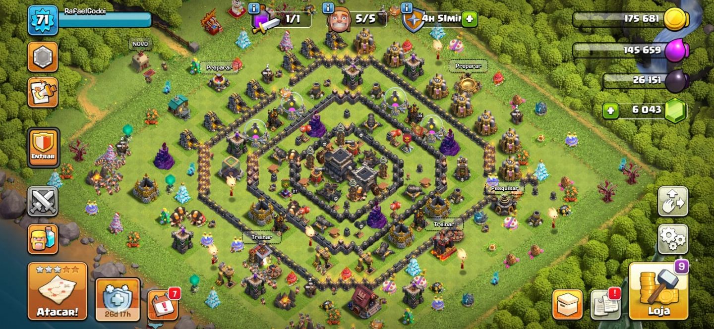 Conta de Clash of Clans CV9 Full só vem (Oferta por tempo limitado)