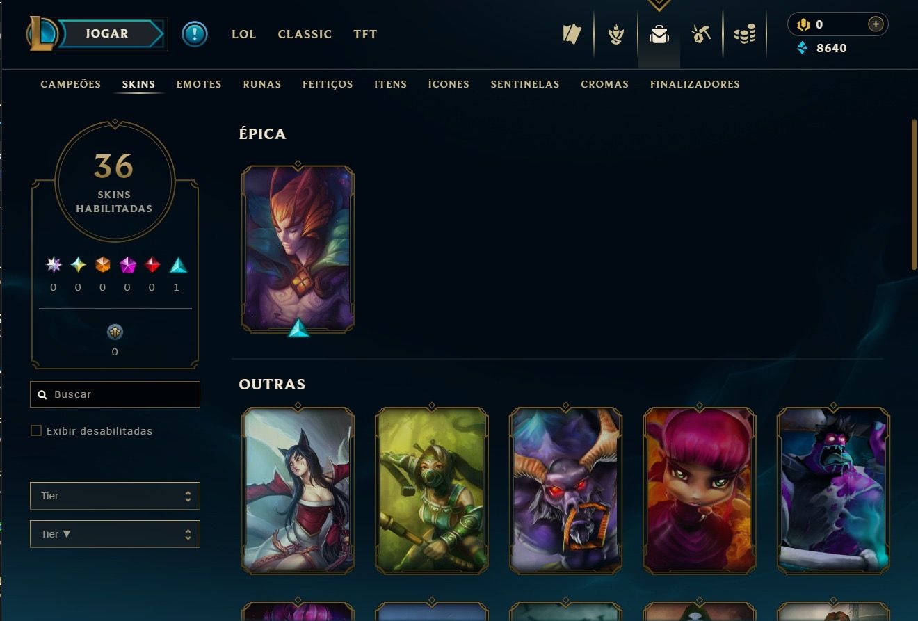 CONTA LEAGUE OF LEGENDS NIVEL 22 | 8K EA | 1 SKIN ÉPICA