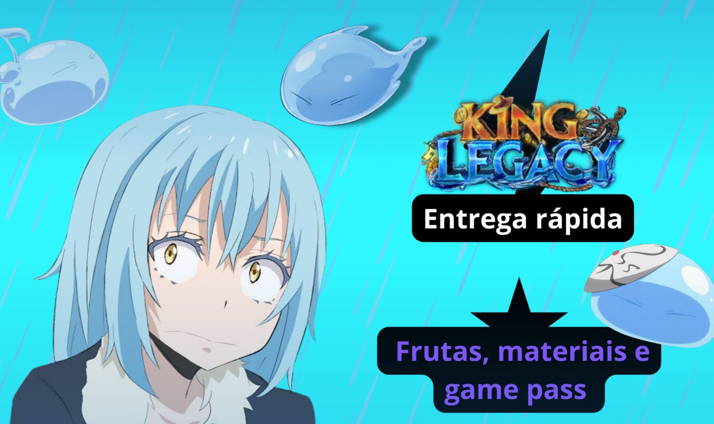 Frutas, Materiais, game pass e muito mais(King Legacy)