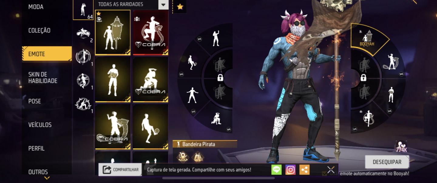 Conta com angelical azul e Mandela completo