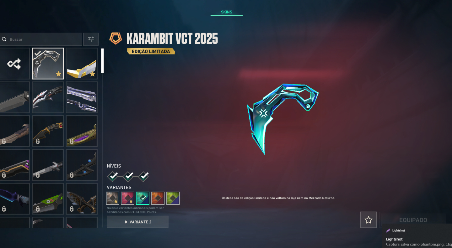 CONTA DE VALORANT COM + DE 2K GASTO(Varias skins tops)