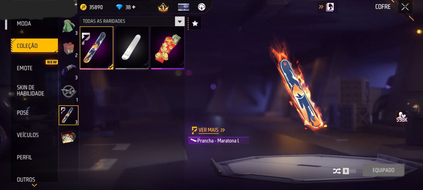 CONTA FF NÍVEL 18 COM 3 SKINS & 2 EMOTES DO NARUTO + 6 SKIN RARAS (SEU EMAIL)