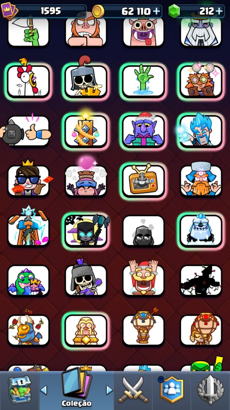 CONTA CLASH ROYALE MAXIMIZADA REI NÍVEL MÁXIMO 12K+ TROFÉUS 8 EVOLUÇÕES