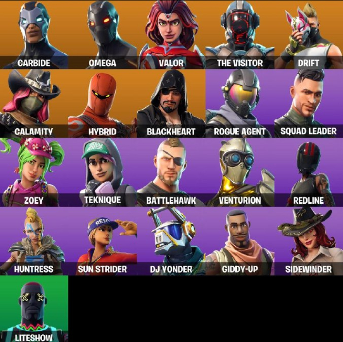 CONTAS DE FORTNITE COM PASSES OG DO CAPÍTULO 1 (MENORES PREÇOS)