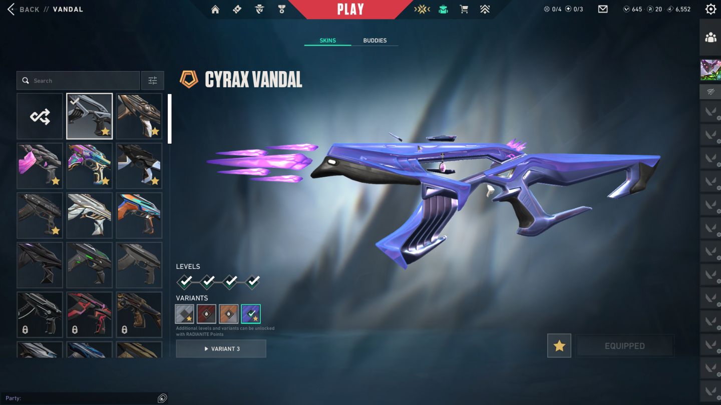 Conta valorant com varias skins ( sem dados de recuperação )