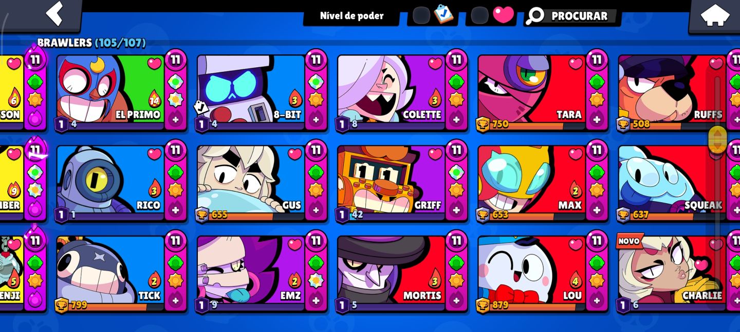 Conta Brawl Stars 55K