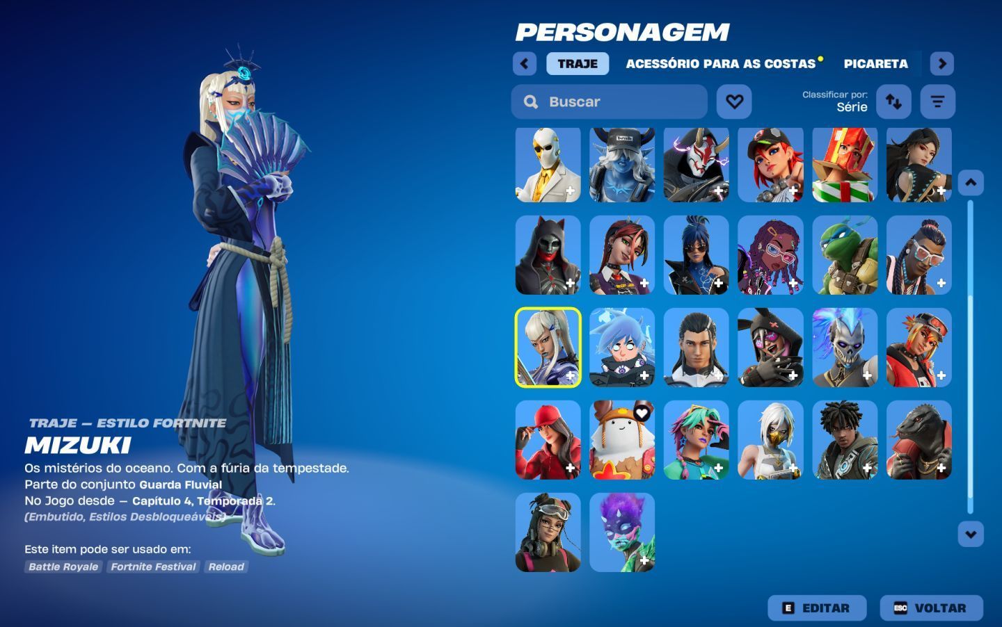36 SKINS | MIZUKI | ERA | SPIDER-MAN(MILES) VENOM | ERA | CURINGA AGENT | FA