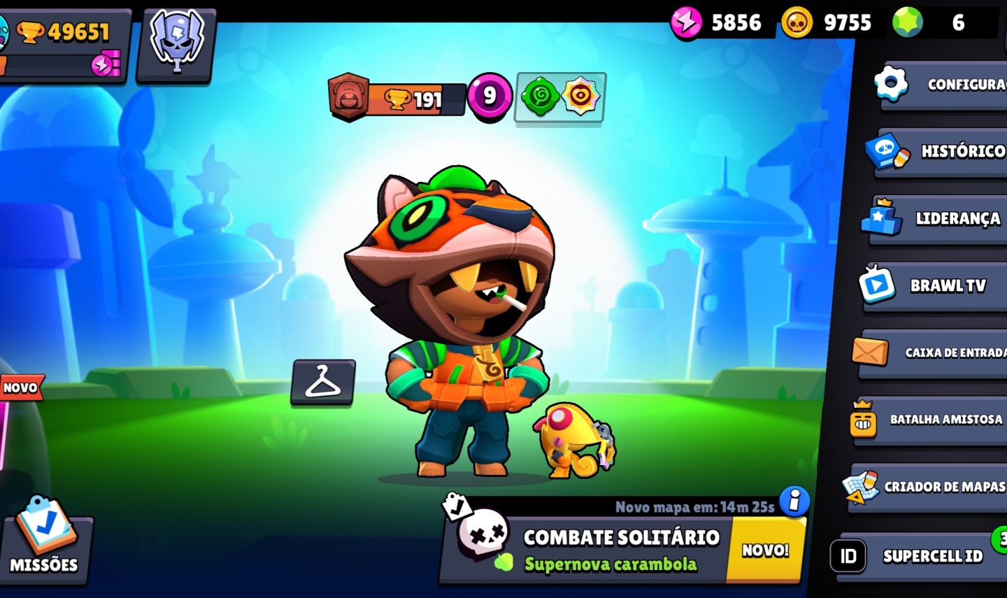 CONTA BRAWL STARS COM 49K DE TROFÉUS, 87 BRAWLERS , 16 LVL 11