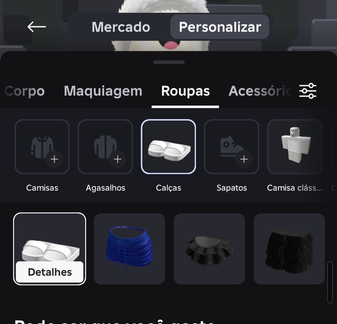Conta de roblox feminina