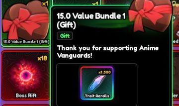 Value Bundle 1 [1500rr] [Anime Vanguards]