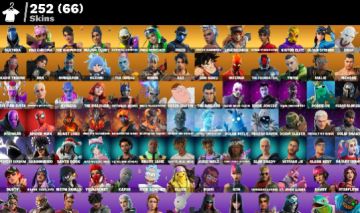 CONTA OG|252 SKINS|FNCS RENEGADE|NEYMAR|LARA CROFT|CANDY AXE|LAUGHT IT UP