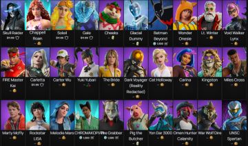 CONTA FORTNITE 340 SKINS BR
