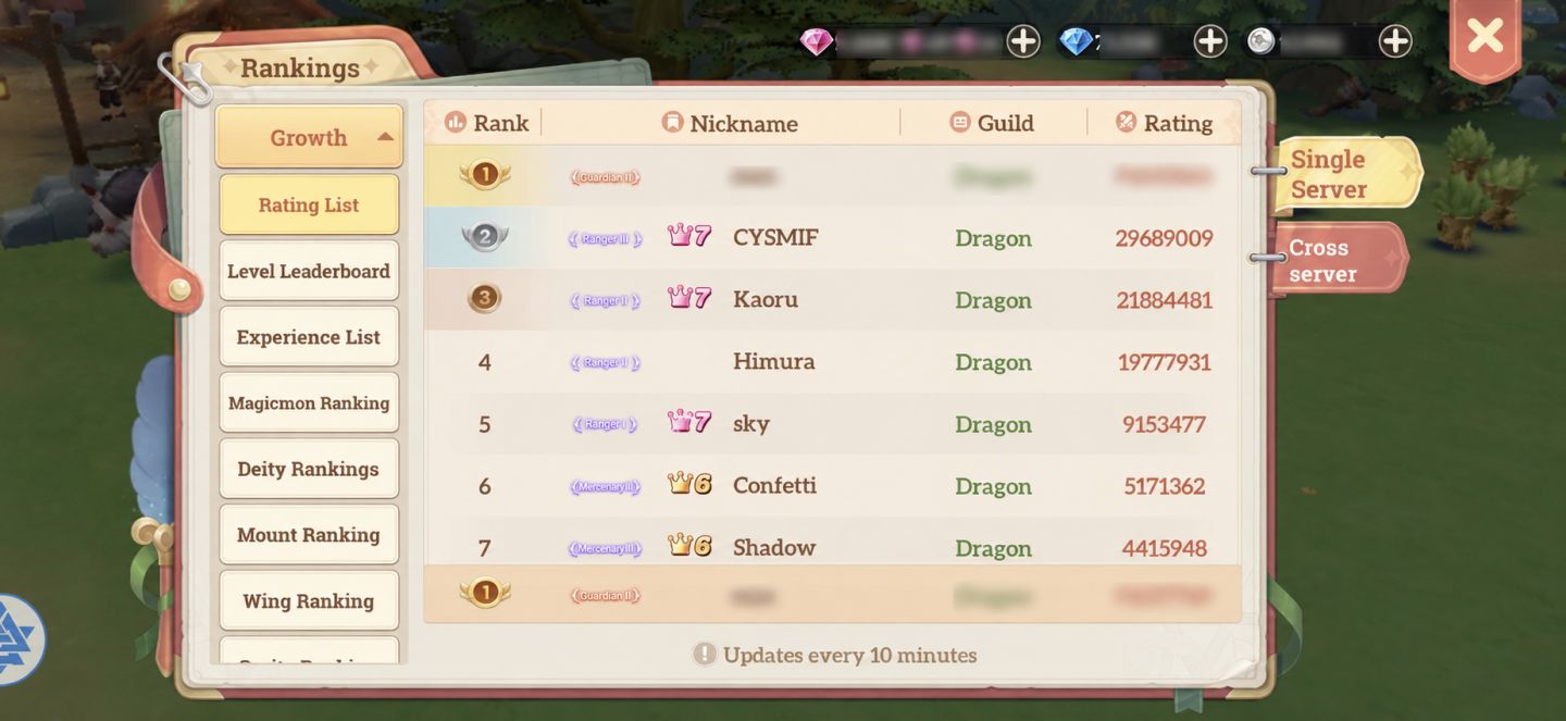 [Magicmon: World] - Conta Top 1 Servidor