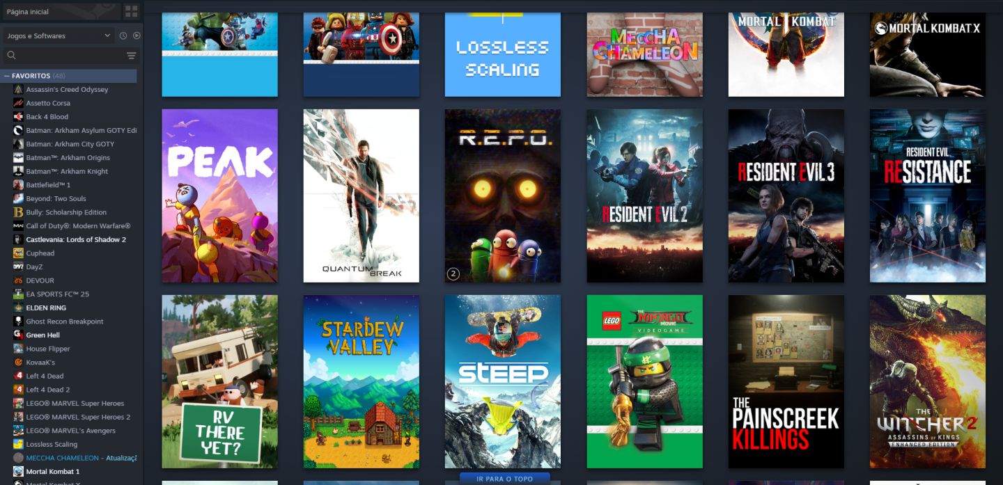 Conta Steam 120+ Jogos | Elden Ring EA FC 25 COD MW MK1 + DLC