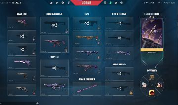 CONTA VALORANT 1400R$ GASTOS COM PACOTE DIVERGENCIA - DADOS REC LOTADA DE SKINS