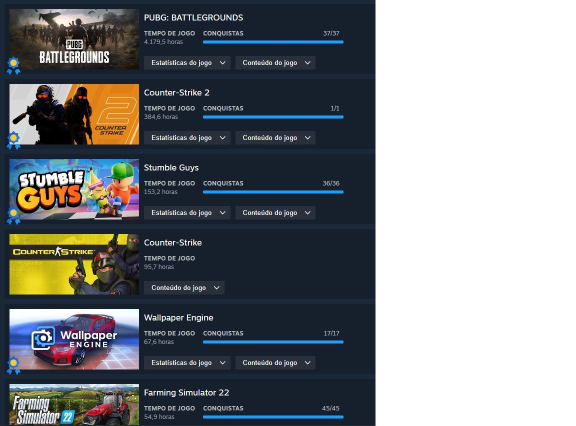 Conta STEAM LVL 38 - VARIOS JOGOS! E SKINS!
