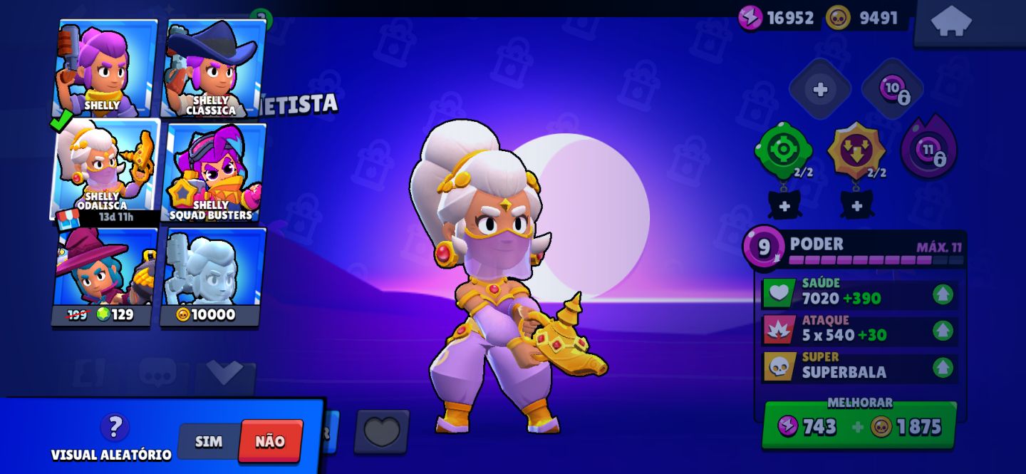 CONTA BRAWL STARS 25K TROFÉUS | 75 Brawlers