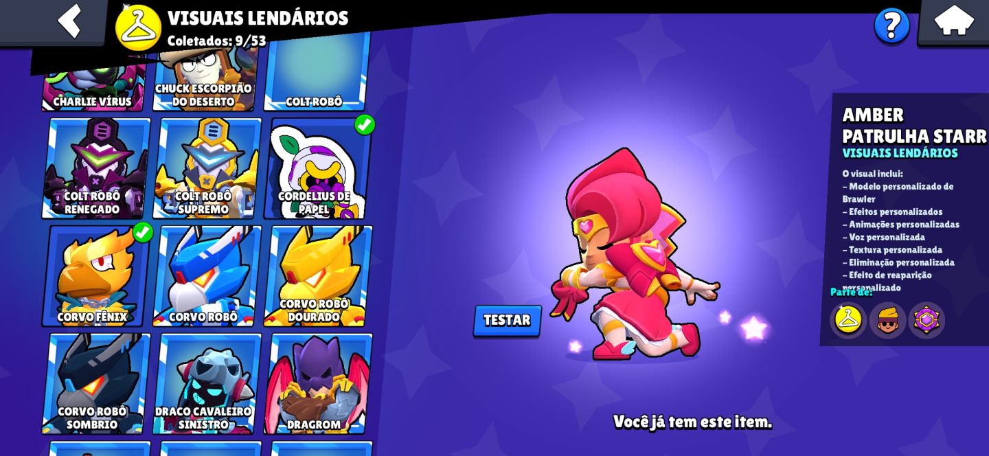 Conta brawl stars gemada og promoçao!!!!