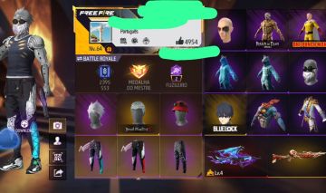 CONTA DE FF PRIME 6 FULL GEMADA MUITO RARA