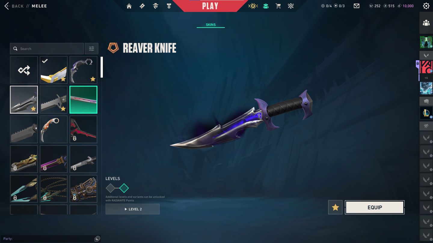CONTA VALORANT COM VÁRIAS SKINS | FACAS + VANDAL + PHANTOM + SHERIFF