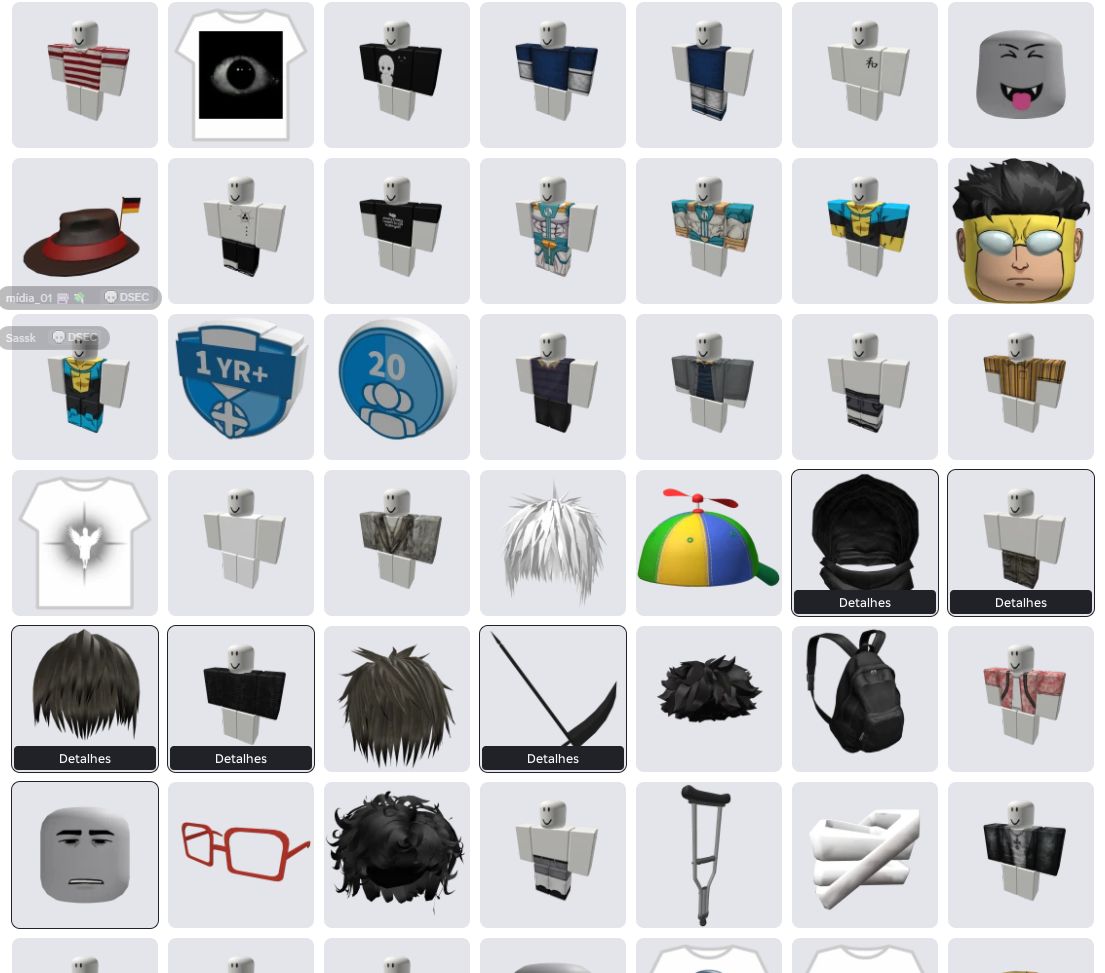Conta do roblox, gasto no entorno de 4k robux