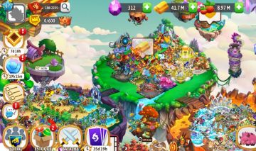 CONTA DRAGON CITY NÍVEL 67 | 5 HERÓICOS (RAINHA BRANCA E2) + TITÃS + 312 GEMAS