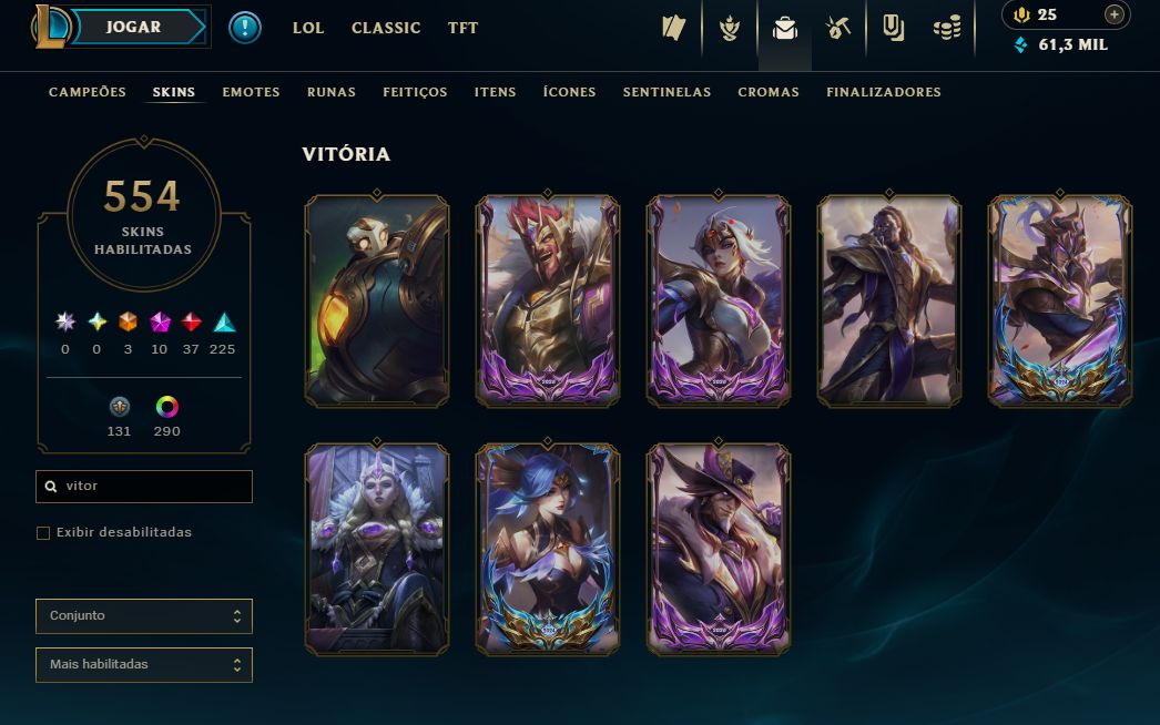 CONTA LEAGUE OF LEGENDS BR CHALLENGER 2x + TOP 1 BR