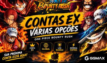 ONE PIECE BOUNTY RUSH CONTAS EX META | DIVERSAS | ENTREGA RÁPIDA VIA Bandai