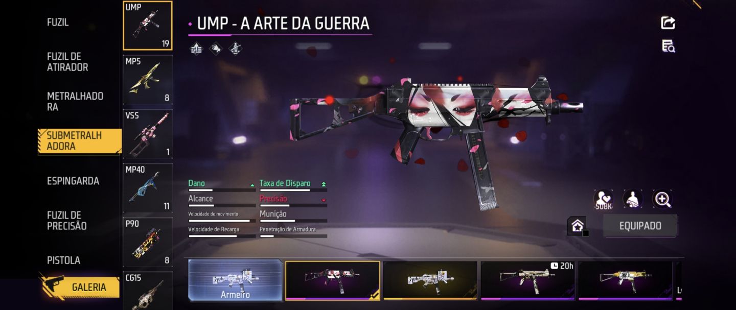 CONTA FREE FIRE VETERANA: PASSES 4 AO 9+ FULL RAGNAROK + PRIME 7