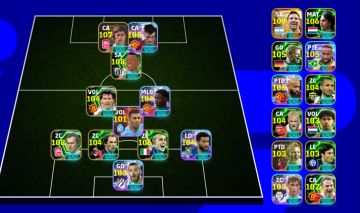 Conta de Efootball com pele e messi + 1k de moedas