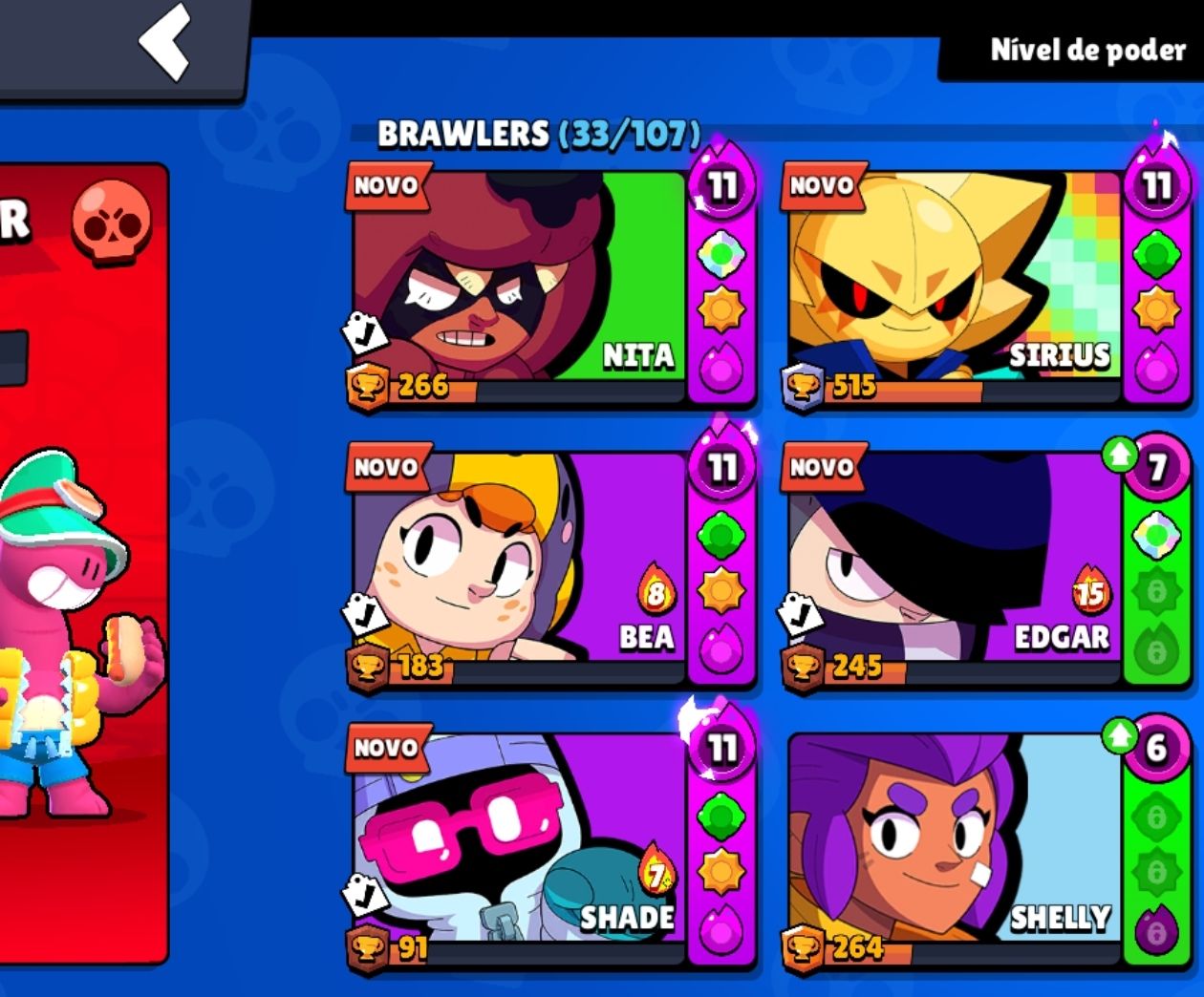 CONTA DE BRAWL STARS COM BASICA COM ULTRA LENDÁRIO
