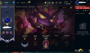 CONTA COM SKIN DO VEIGAR E XAYAH DE PRESTIGIO