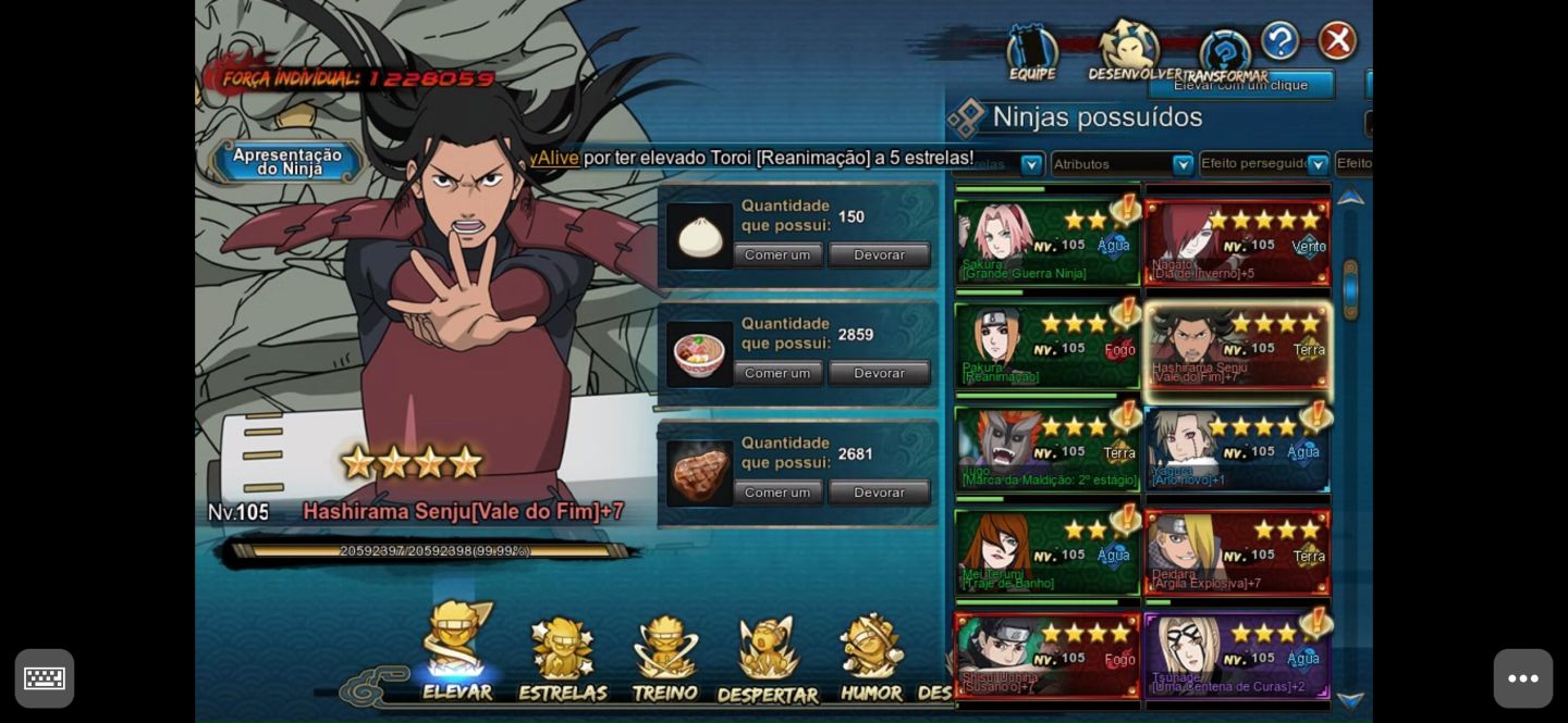 Naruto online 4k de força COM NINJAS METAS!