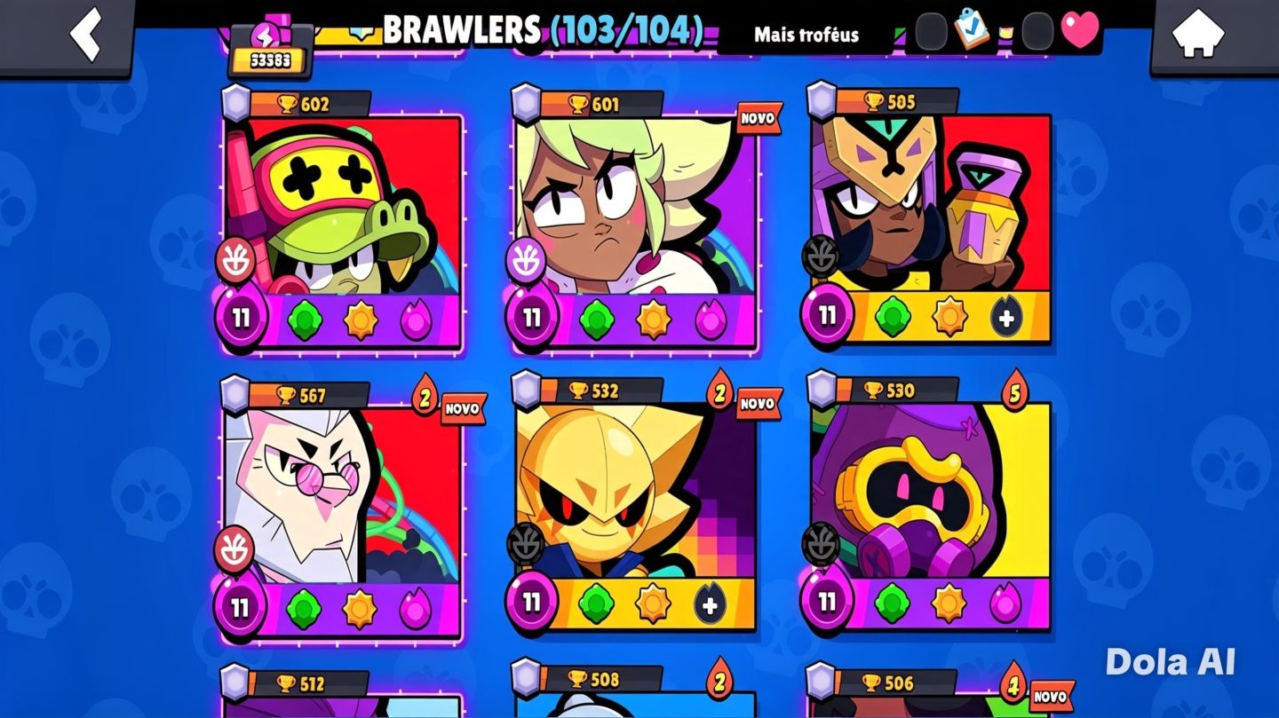 Conta Brawl Stars | Skin B800 Bull + Passe Lola Raros! 33k Troféus