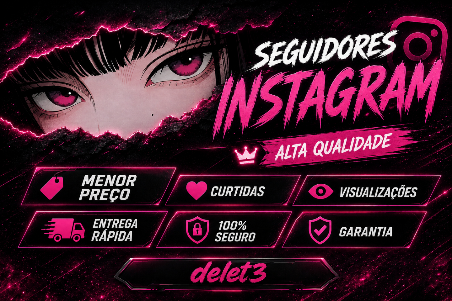 [MELHOR PREÇO] INSTAGRAM | SEGUIDORES BR | VISUALIZAÇÕES | CURTIDAS | REELS
