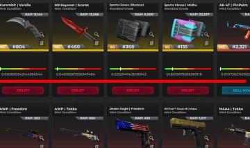 Bloxstrike Skins Facas-Luvas-Armas a Venda
