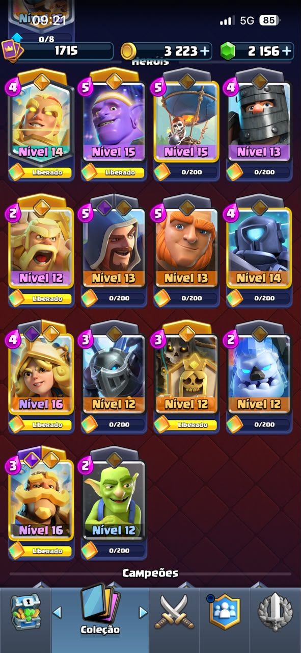 Conta De Clash Royale: Conta Rara